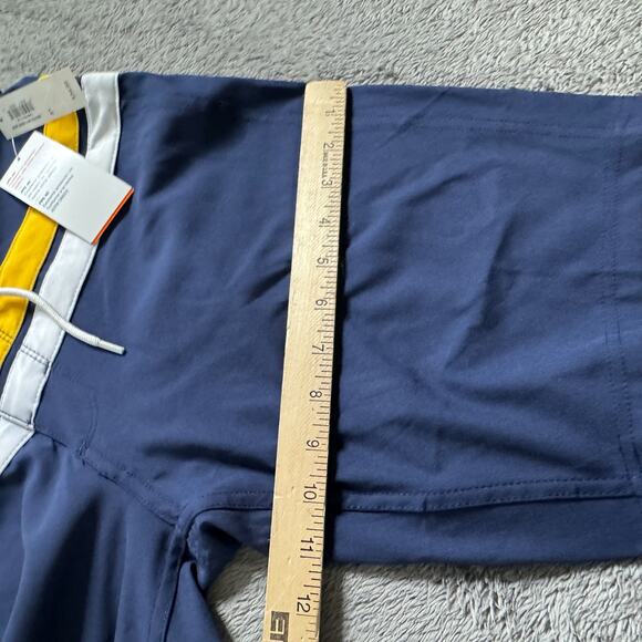 Old Navy California Board Shorts Swim Surf NWT Men's 28 Blue Striped 10" Inseam - Picture 7 of 8